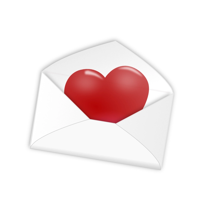 Free “Heart-In-Envelope” Valentine’s Day Clipart! (PNG & SVG)