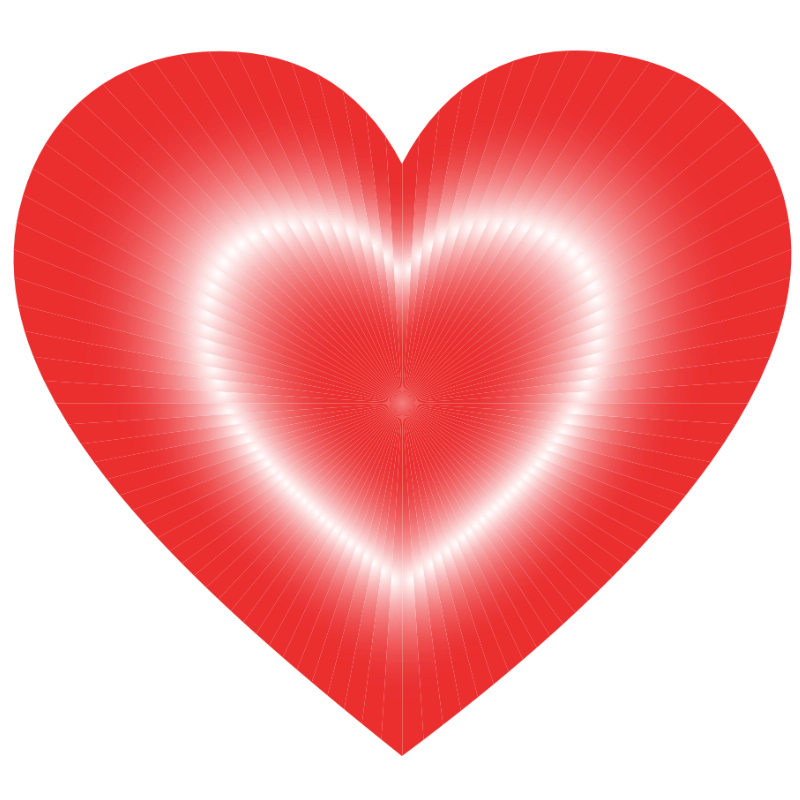 Glowing Heart Valentine Clipart: Free High-Resolution Download (PNG & SVG)