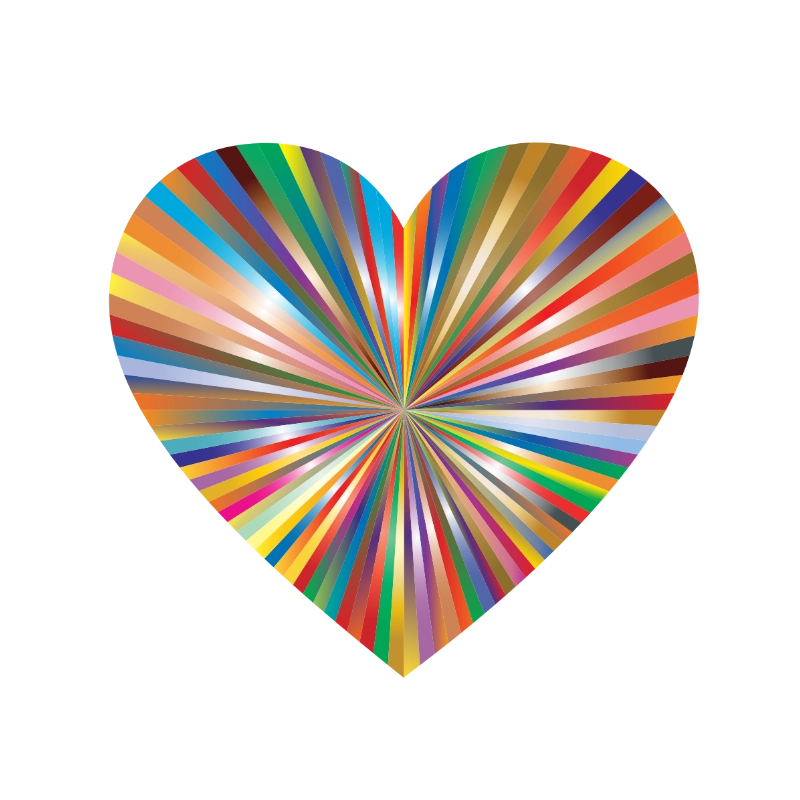 Free Rainbow Heart Clipart for Valentine’s Day! (PNG & SVG)